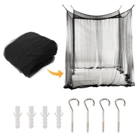 large black camping mosquito net indoor outdoor storage bag insect tent mosquito net indoor outdoor four door insect tent