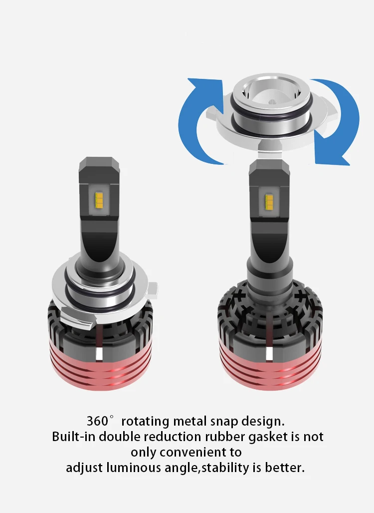 Мини Philips-ZES светодиод H1 H4 H7 H8 H9 H11 9005 9006 9012 HB3 HB4 HIR2 Ultinon Эфирное светодиодный автомобиль 6000 К белый свет фар авто