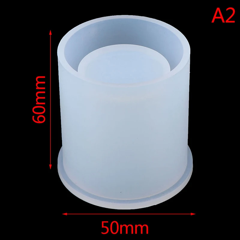 

Square Round Pen Holder Mould Nordic Style Geometric Epoxy Dry Resin Decoration Craft Ornament Set Table Silicone Mold