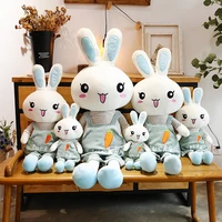 45 130cm new kawaii creative couple rabbit stuffed plush toy doll dressing doll for kids girl holiday birthday new year gift