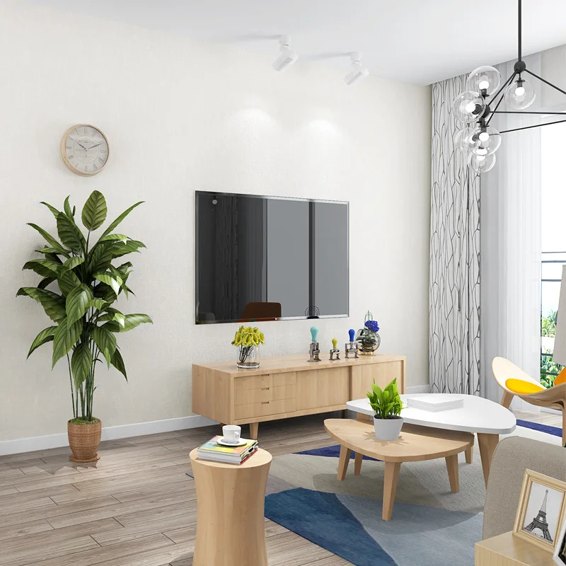 

Современные Простые пятнистые однотонные обои из нетканого материала с имитацией диатомовой грязи для спальни гостиной отеля W185