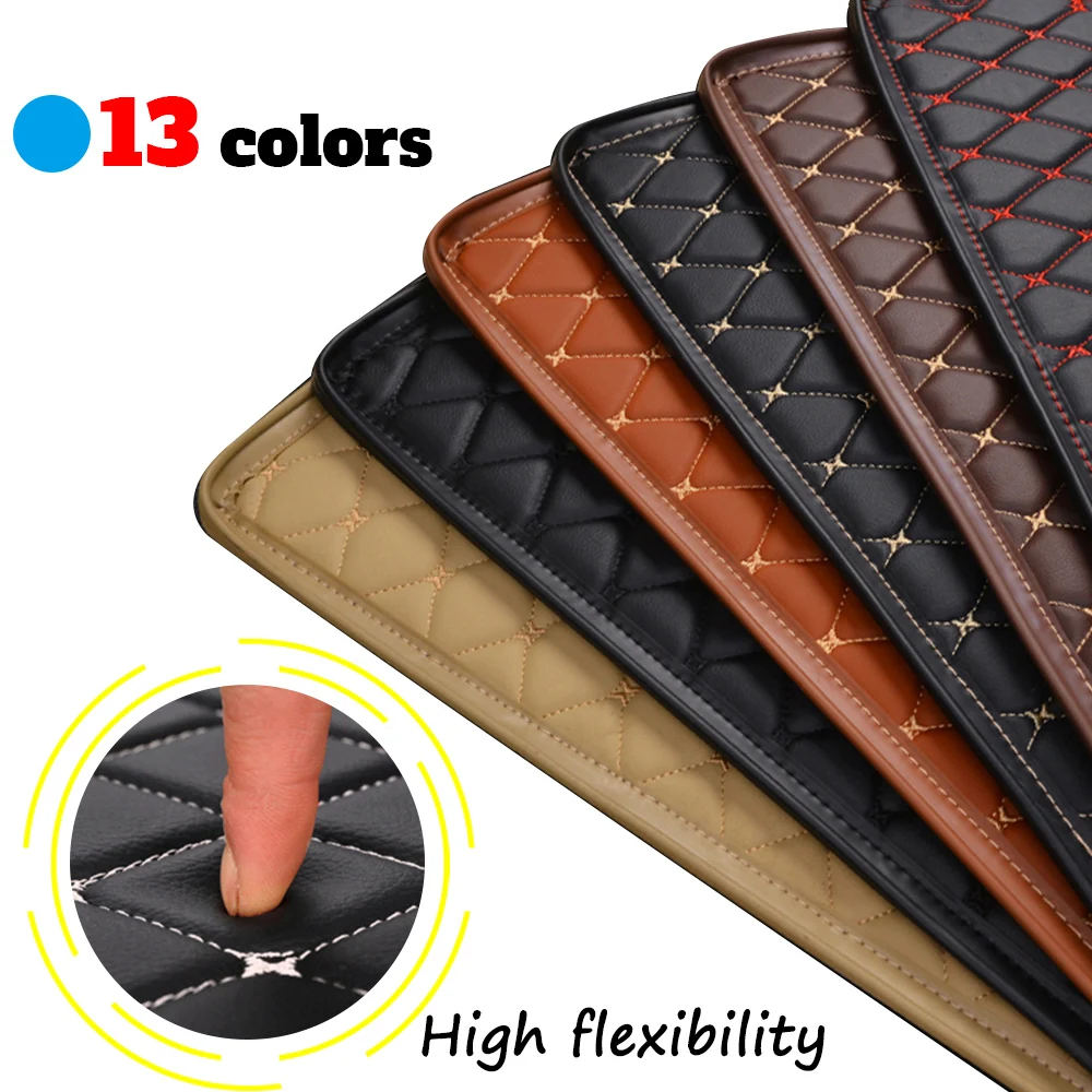 

5pcs Universal Leather Car Floor Mats Applicable to 98% All Models Footpad For ALFA ROMEO Mito 2009 2010 2011 2012 2013-2016