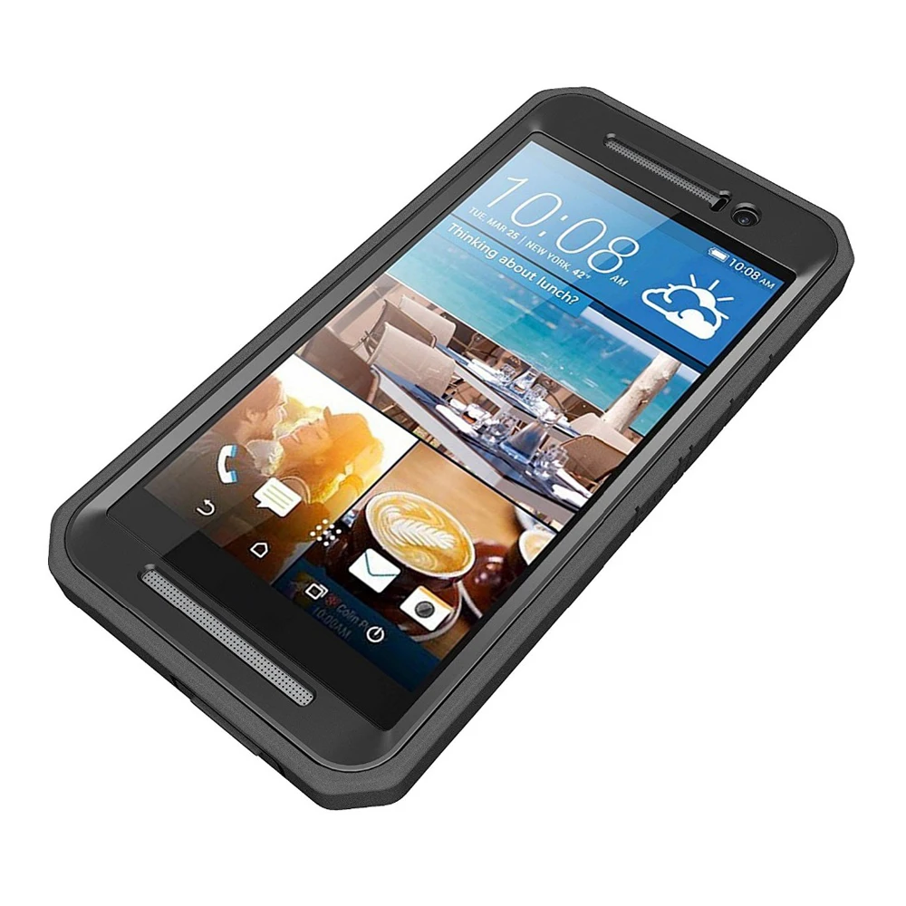 Чехол для телефона HTC One M9, сверхмощный защитный чехол Joylink, встроенный защитный экран, защитный чехол для бизнеса, черный от AliExpress WW