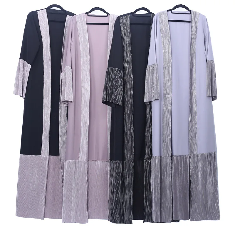 Мусульманское Макси платье размера плюс открытое длинное абайя каленмос