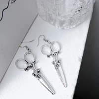 1 pair new stylish modern earrings handmade new fashion designers punk style scissors earrings womens earrings