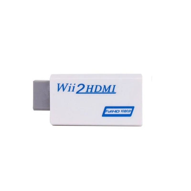 WII To HDMI Converter Full HD 1080P WII To HDMI Wii 2 HDMI Converter 3.5mm Audio for PC HDTV Monitor Display Wii To HDMI Adapter