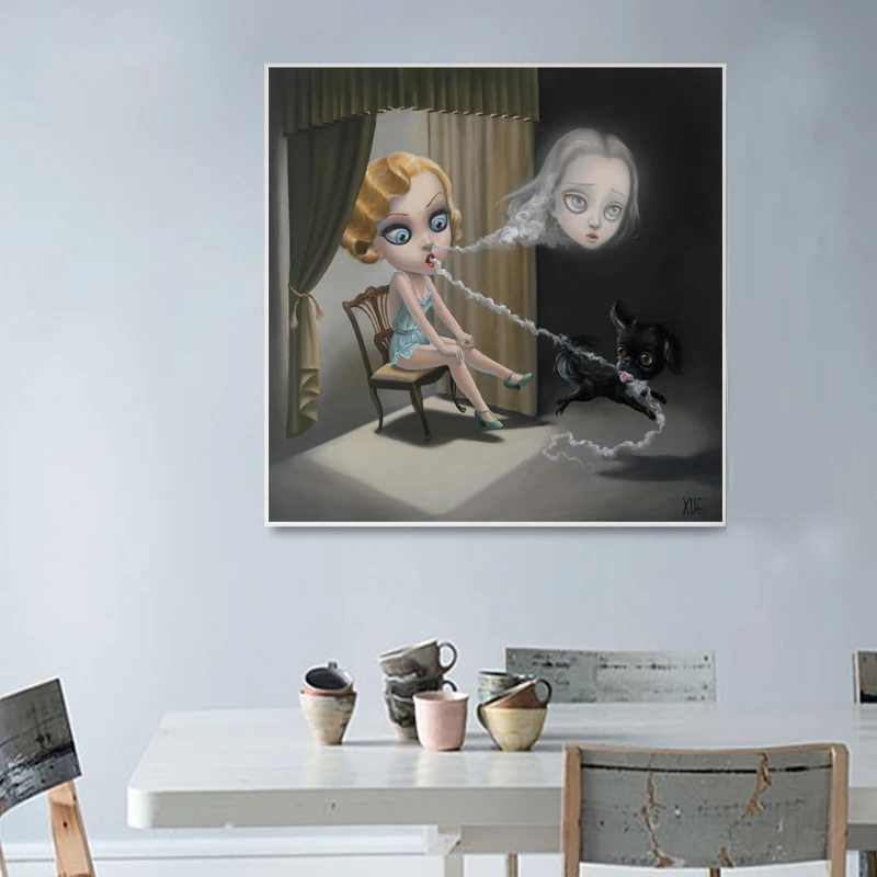 Необычный художественный постер ксуэ Ван Мэрион Пек-это американский художник