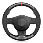 Противоскользящая черная замша из углеродного волокна для Seat Leon (1P) FR 2007 Leon (1P) Cupra 2007 Ibiza (6L) FR 2006