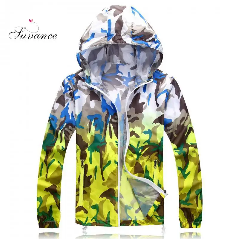 Летняя Солнцезащитная быстросохнущая камуфляжная куртка 5 цветов тонкая