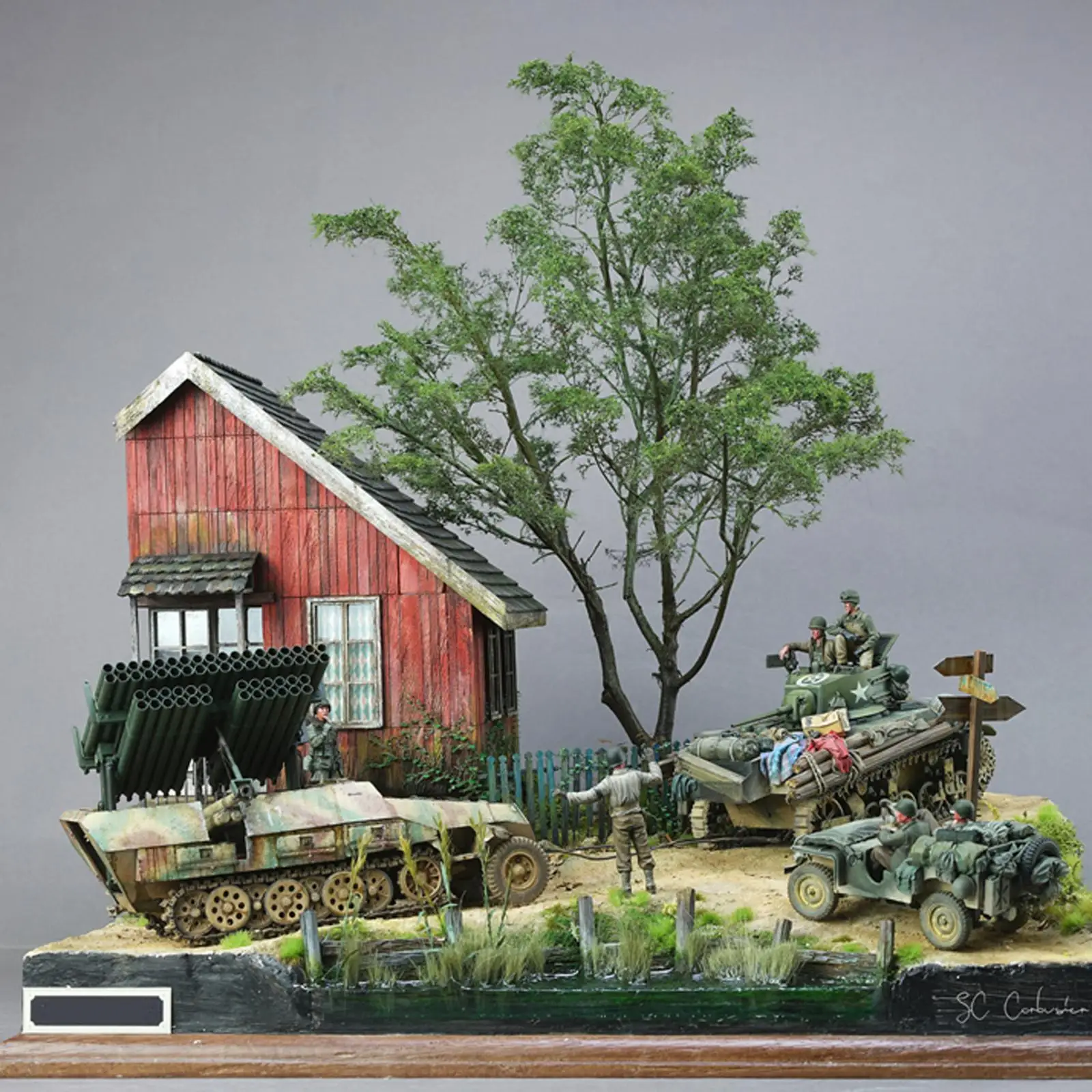 3D пазл разобранные руины архитектура 1/35 масштаб песочный стол | Игрушки и хобби