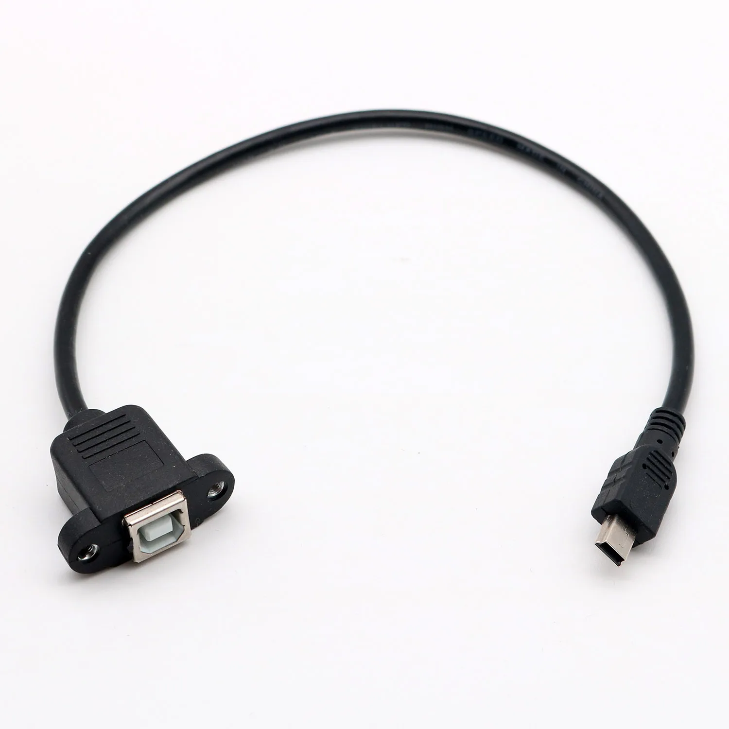 10 шт. 30 см USB 2 0 B гнездовой разъем Панельное крепление к Мини 5 контактному