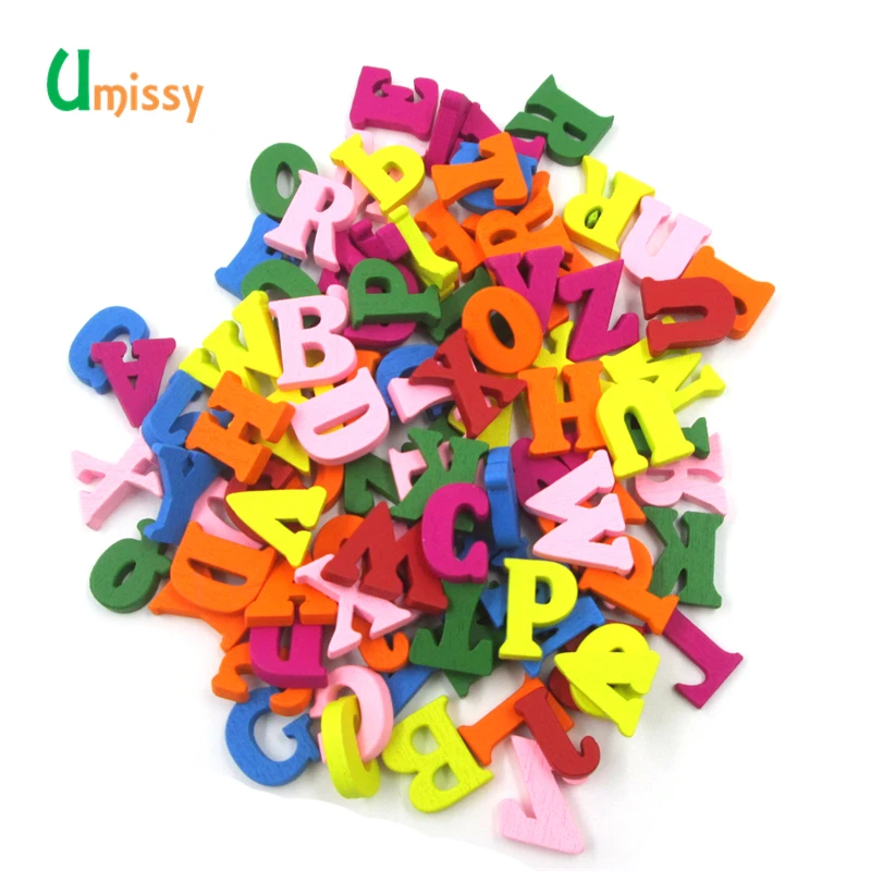 100 шт. декоративные аксессуары для скрапбукинга модные красочные 26 букв