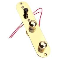 saddle bridge plate 3 way switch control plate for fender telecaster electric guitar parts guitar accessory gold
