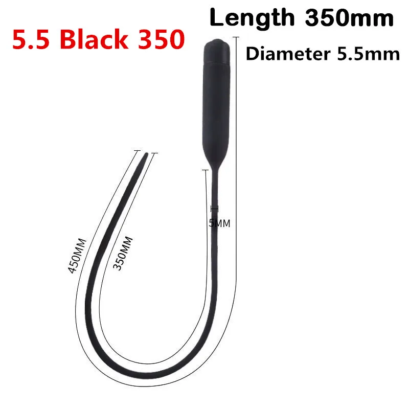 Силиконовый уретральный катетер вибратор для пениса Мужской мастурбатор