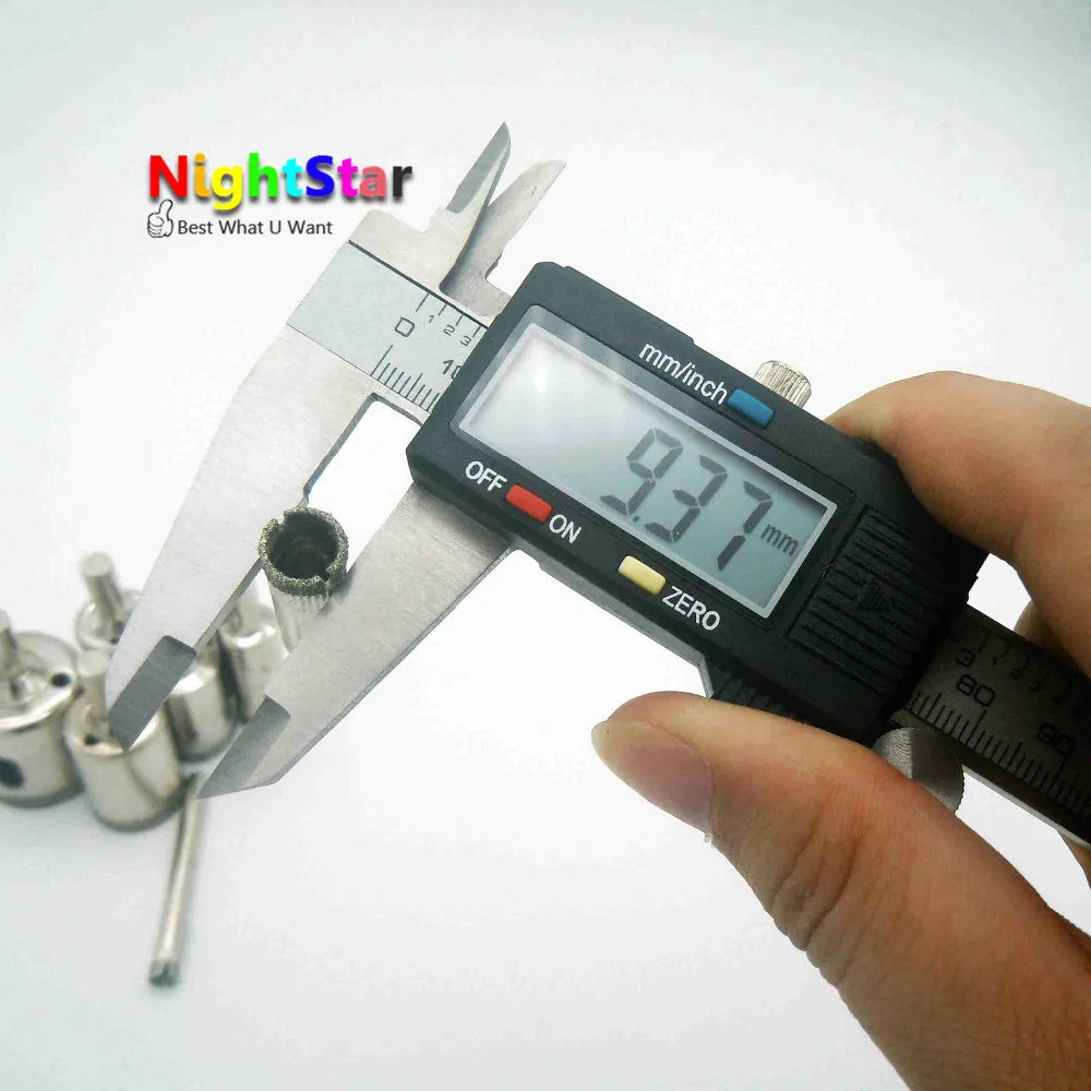 5 шт. 10 мм Алмазный инструмент сверло отверстие пилы Набор для стекла