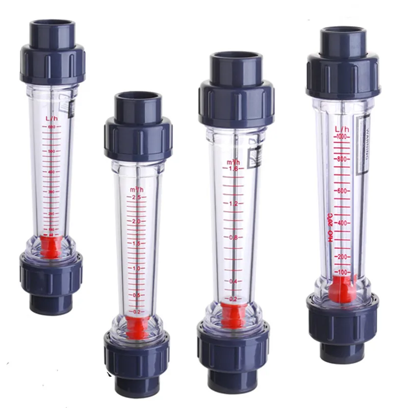 

1Pcs Plastic Liquid Flow Meter 100-1000L/H 160-1600L/H 250-2500L/H 300-3000LH Water Flow Meter Rotameter