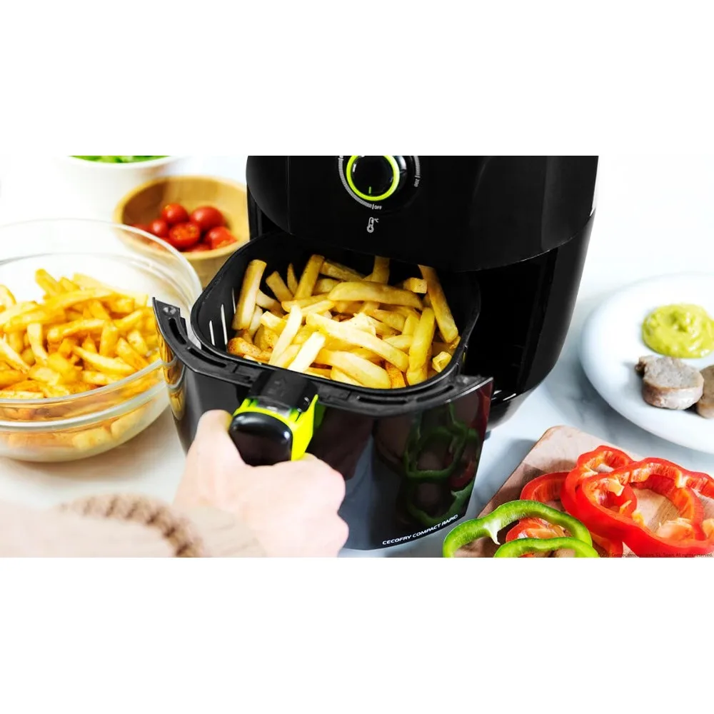 Cecotec Freidora Dietetica Cocina Sana здоровая еда Funcion Horno tecnology Aire Caliente Negro|Аэрофритюрницы| |
