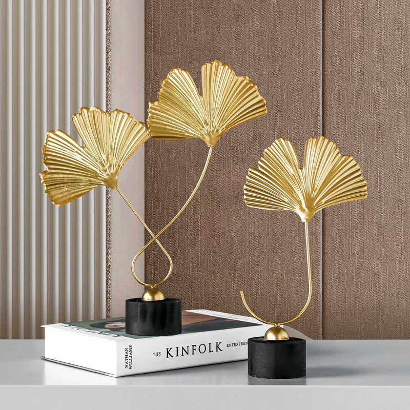 Декор в европейском стиле креативные полимерные золотые растения украшения для