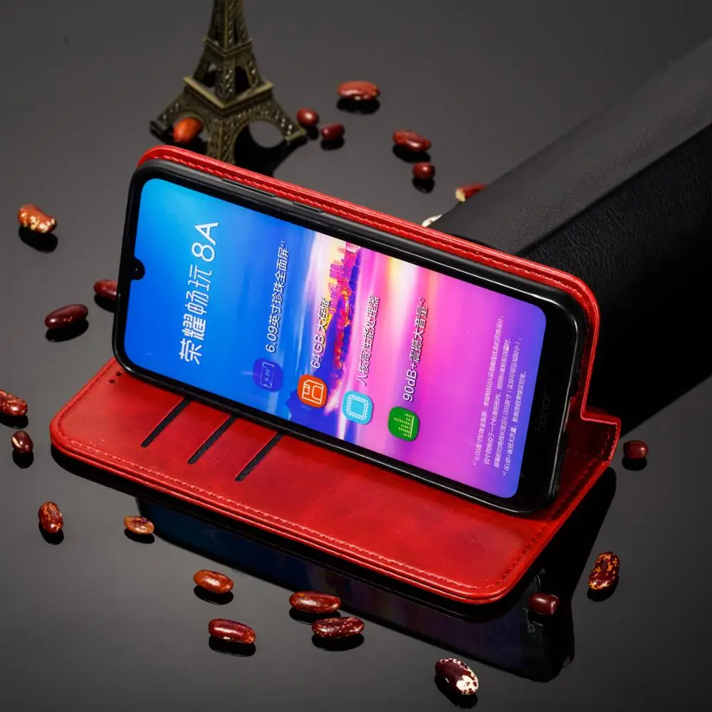 MaikcQ Прочный Магнитный кожаный чехол-кошелек с откидной крышкой и отделениями для