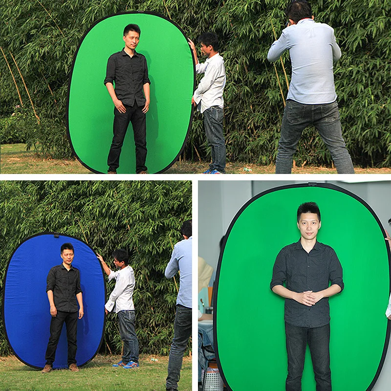 Реквизит для фотосъемки с зеленым экраном портативный фон хромакей подходит YouTube