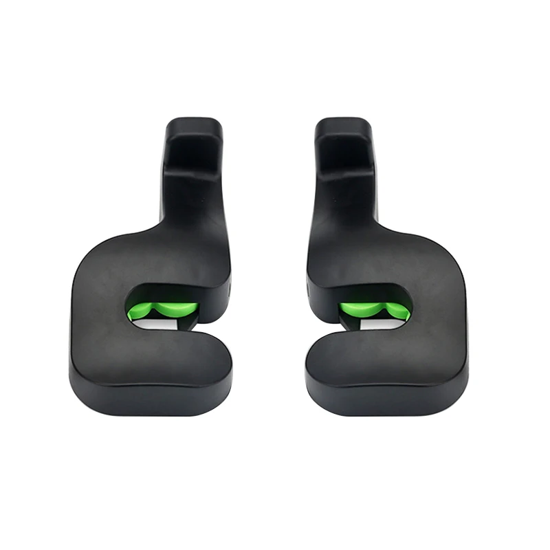 

2PCS Car Headrest Hook Seat Back Hanger For Bag Handbag Purse Grocery Cloth Portable Multifunction Clips Car Accessories