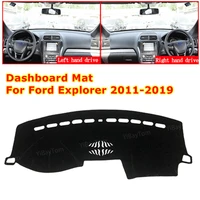 for ford explorer 2011 2019 u502 mk5 anti slip car dashboard cover mat sun shade pad instrument panel carpets accessories