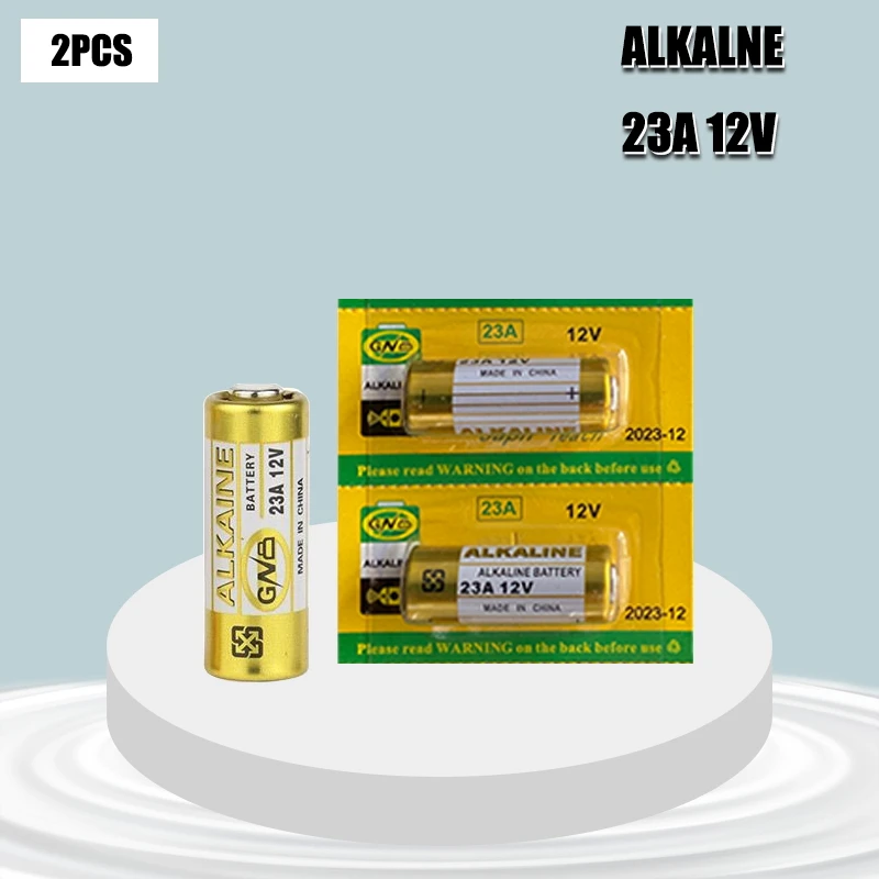 2 шт. 23A 12V сухая щелочная батарея 23AE 21/23 A23 23GA MN21 для дверного звонка