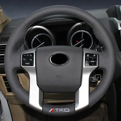 

Черный кожаный чехол руль для Toyota 4runner 2010-2019
