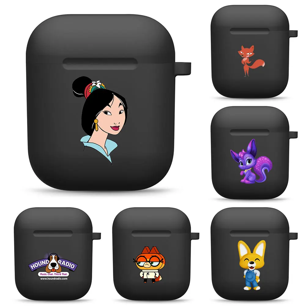 

Disney The Fox and the Hound Soft Silicone Cases For Apple Airpods 1/2 Bluetooth Wireless Earphone Cover Charging Box Bags