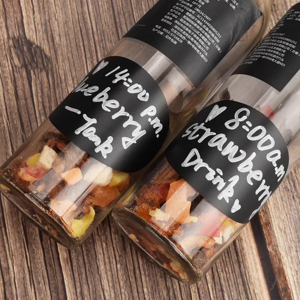 48 шт./упак. наклейки для специй Баночки кухонные этикетки бутылочки хранения