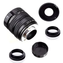 Fujian 35mm f/1.7 APS-C CCTV Lens+adapter ring+2 Macro Ring for SONY NEX Mirroless Camera A5300/A6000/A6300/A7/A7II/A9