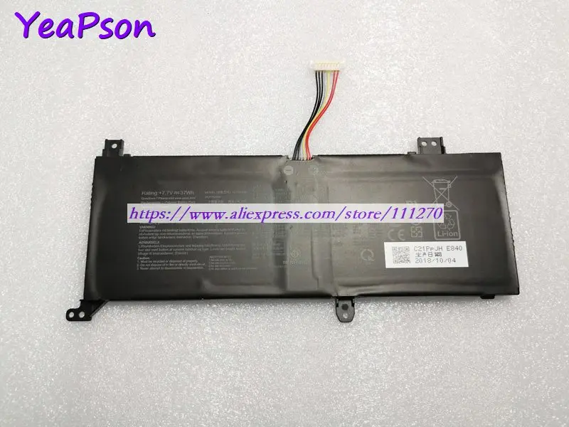 Подлинный 7 VivoBook 14 X412F X412FJ ноутбук Yeapson C21N1818 Аккумулятор для ноутбука Asus в 37Wh |