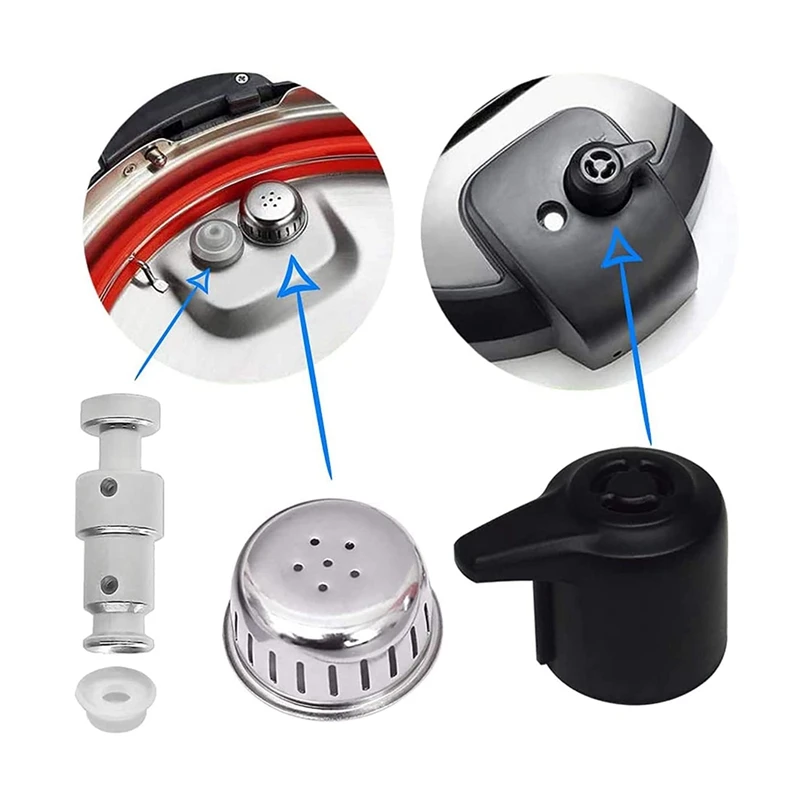 Фото Сменные детали с 3 силиконовыми колпачками для Instantpot Duo 3, 5, 6 QT,Duo Plus 3, 6 QT №2