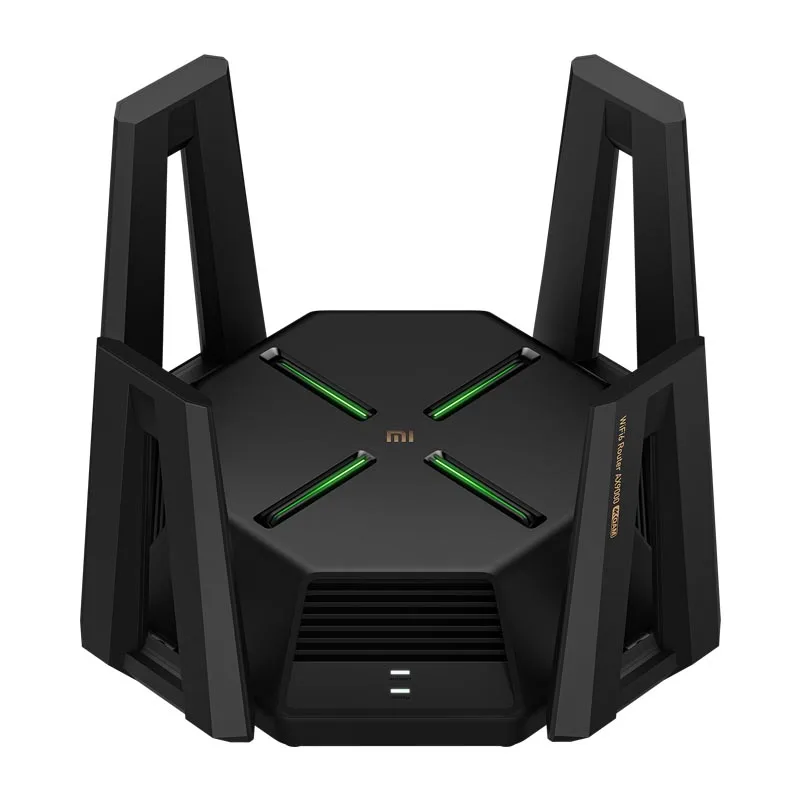 

Newest AX9000 Router Tri-Channels WIFI6 Enhanced Version Quad-Core CPU 1GB RAM 4K QAM 12 High-Gain Antennas Mesh E-sport Router