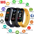 M6 Смарт-часы-браслет фитнес-трекер сердечного ритма монитор кровяного давления смарт-браслет для XIaomi 6 на базе iOS, Android телефон