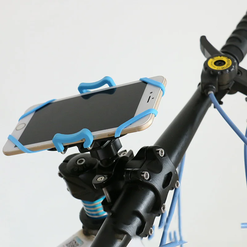 Вращающийся на 360 градусов велосипедный держатель для телефона обновленный MTB