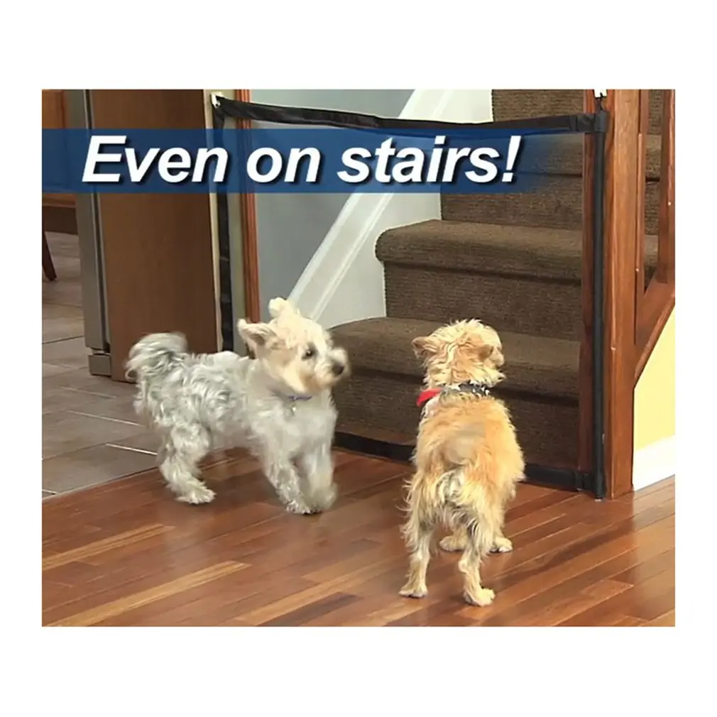 Magic-Gate Dog Pet Fences Portable Folding Safe Guard Indoor and Outdoor Protection Safety Magic Gate For Dogs Cat Pet