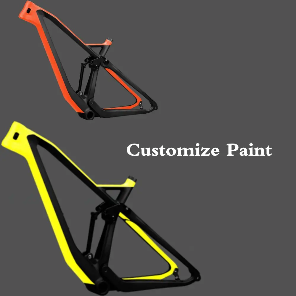 Карбоновая рама велосипеда 29er горный велосипед с полной подвеской велосипедная