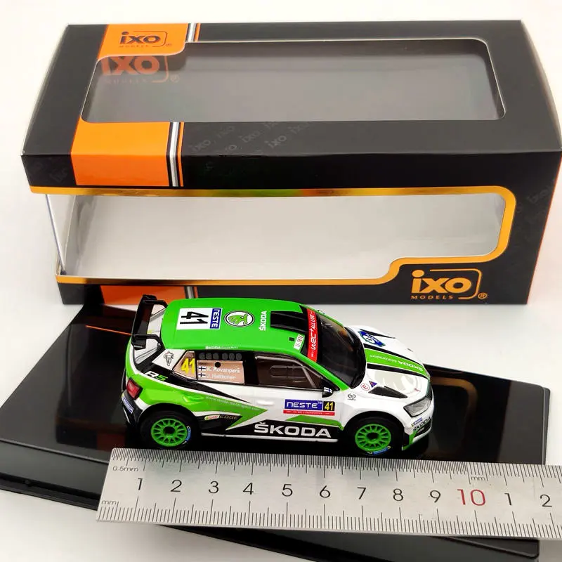 IXO 1:43 для Skoda Fabia R5 #41 Rally Finland 2018 RAC684 литая под давлением модель автомобиля