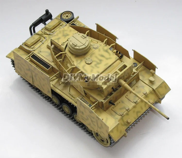 DIYMyModel1:25 Scale WWII PzKpfw III Ausf.M Medium Tank DIY Handcraft PAPER MODEL KIT Puzzles hechos a mano Toy DIY-0