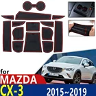 Противоскользящий резиновый коврик для подставки под чашку для Mazda CX-3, CX3, CX 3, 2015, 2016, 2017, 2018, 2019, аксессуары, коврик для телефона