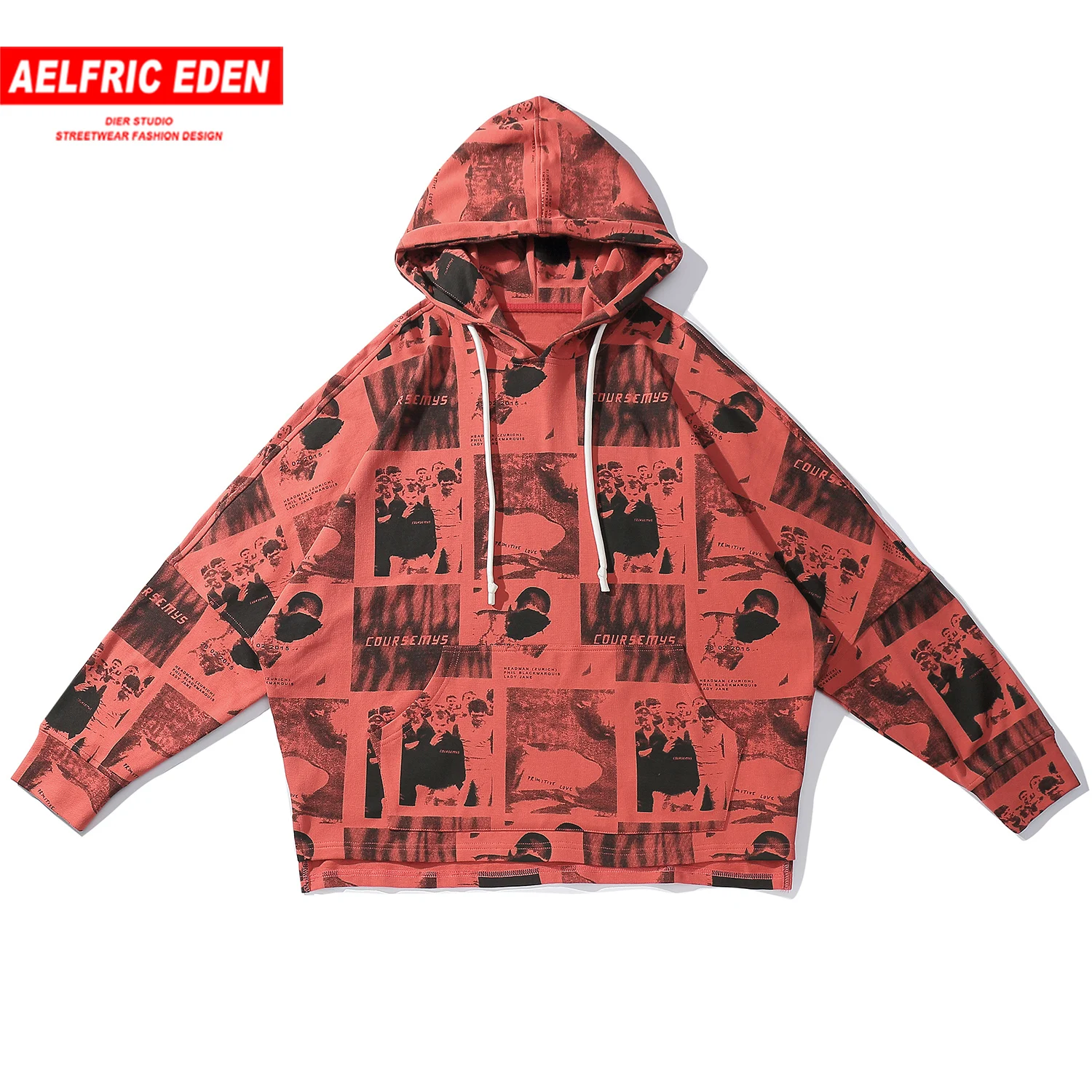 Aelfric Eden хип хоп принт мужские толстовки с капюшоном осень 2019 Harajuku Повседневный