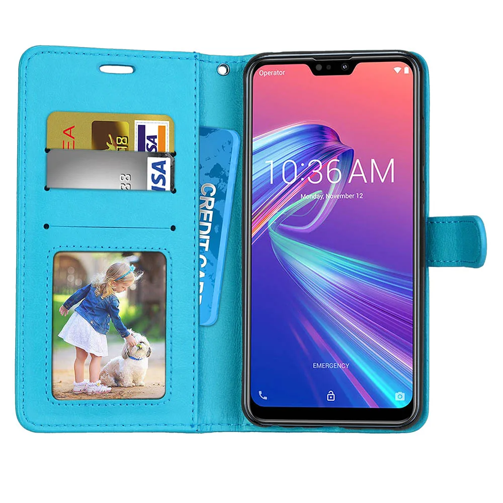 Чехол для Asus Zenfone Max M2 ZB633KL чехол из искусственной кожи с откидной крышкой и