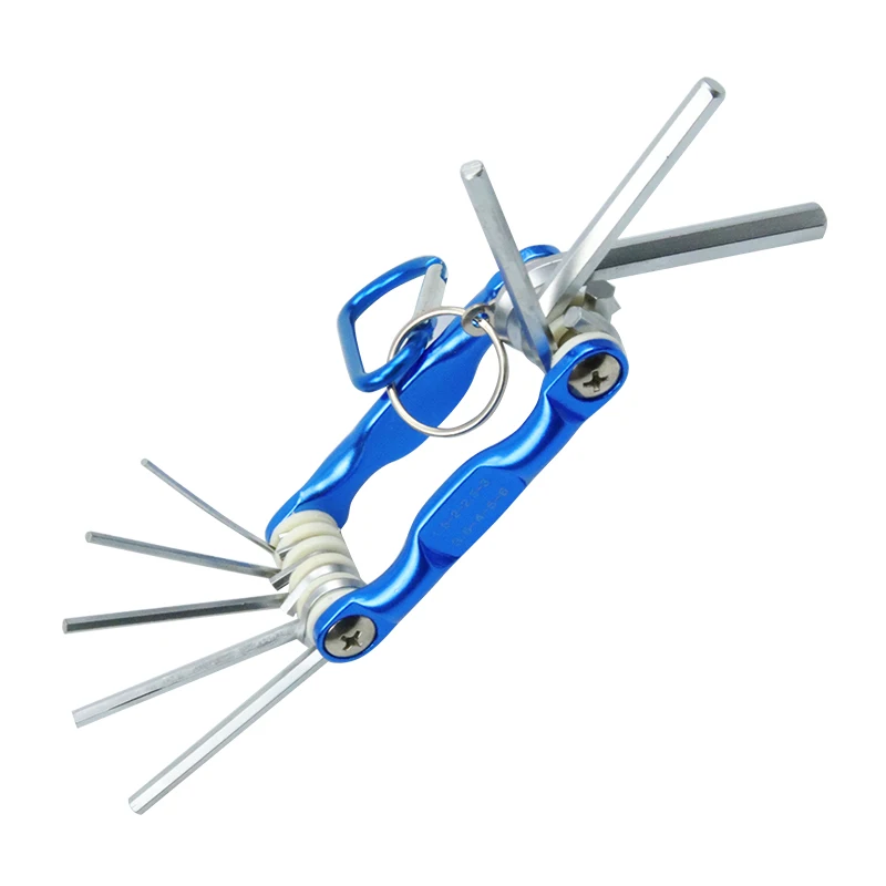 6 шт. высокого качества портативный складной ключ Набор шестигранных ключей