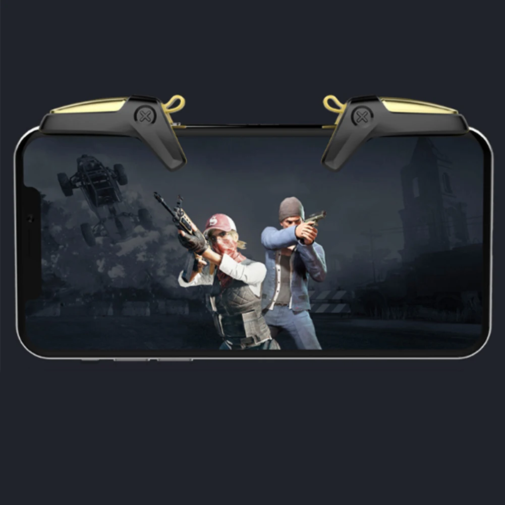 Мобильный игровой контроллер триггер для PUBG геймпад кнопка огня джойстик