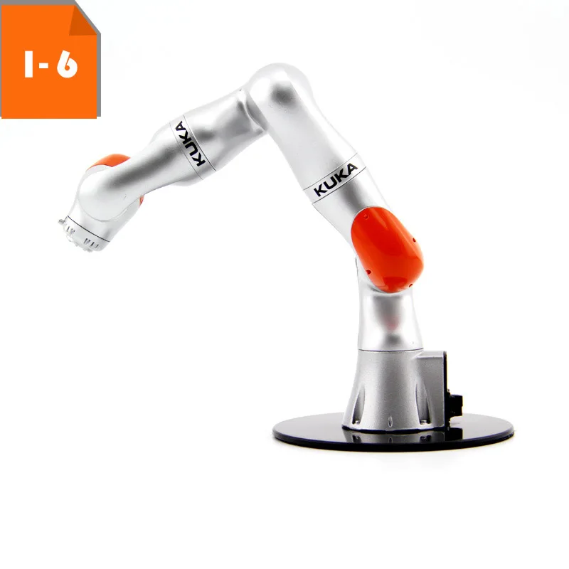 Промышленный механический робот Denso KUKA LBR iiwa в масштабе 1: 6 поворотная модель