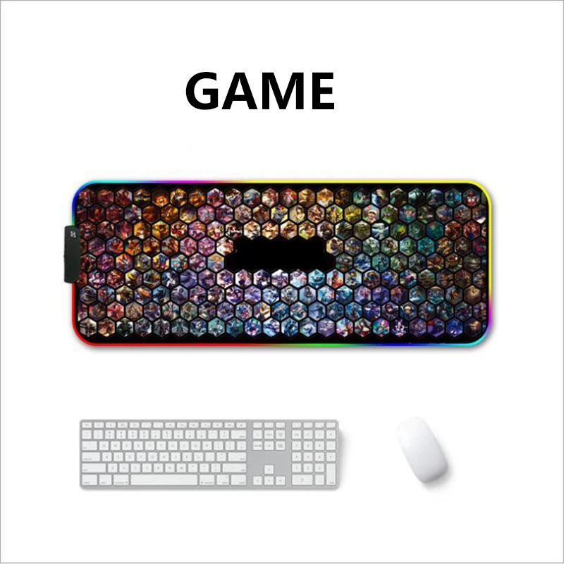 LED RGB USB Computer Mouse Pad Gamer Keyboard Gaming Mat Mousepad Tapis de souris Desk Mat Lighting Muismat alfombrilla escri