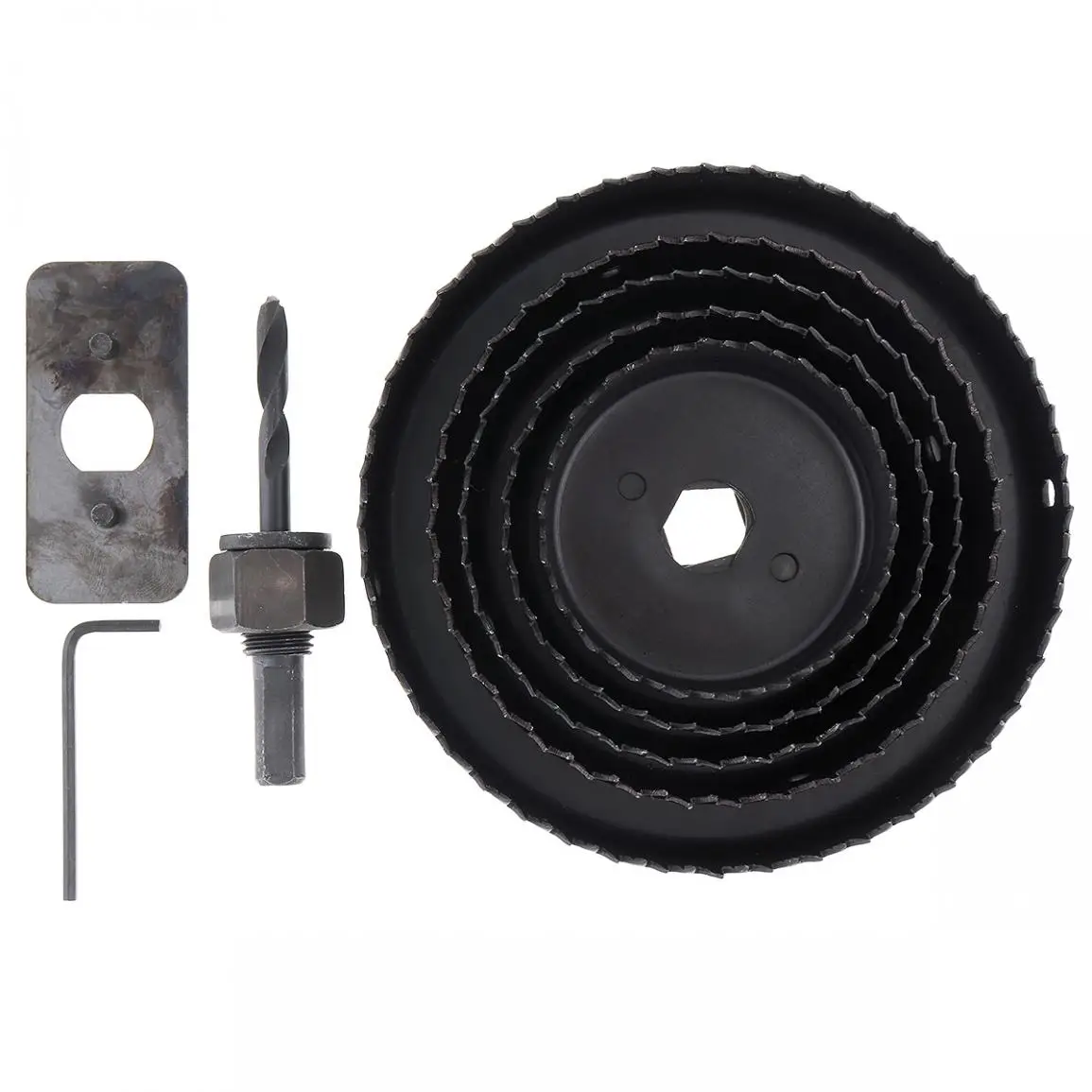 8 шт./компл. 64-127 мм набор инструментов для открывания отверстий пилы сверления