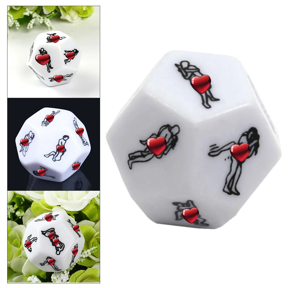 1 Piece Erotic Dice Game Toy For Bachelor Party Funny Adult Couple Novelty Gift 3CM Hot Selling | Игрушки и хобби