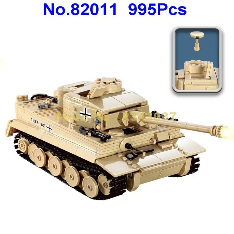 82011 995 шт. века Военная Униформа Panzer Пособия по немецкому языку Король тигр Танк